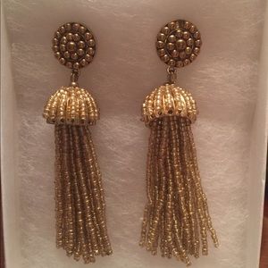 Gold Tasseled Earrings
